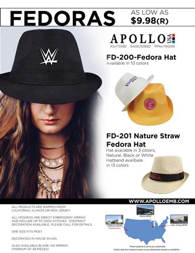 Make a Statement for Spring with Fedora Hats from Apollo
