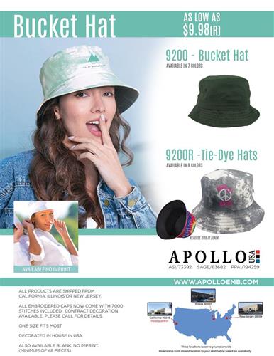 Make Your Statement With New Tie-Dye and Bucket Hats from Apollo
