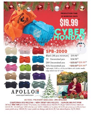 ☃️ Cyber-Monday Apollo USA Super Sale