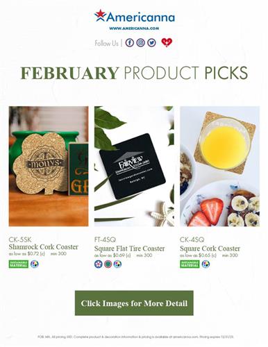 Check Out February's Product Picks