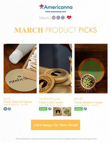 Check Out March's Product Picks