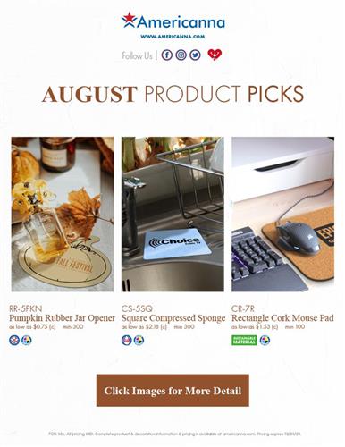August's Product Picks