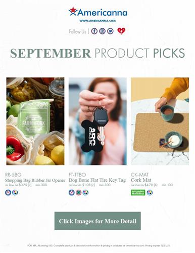 Check out September's Product Picks