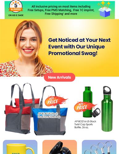 HOT! Water bottles, Bags, Pens, Tech Accessories & more
