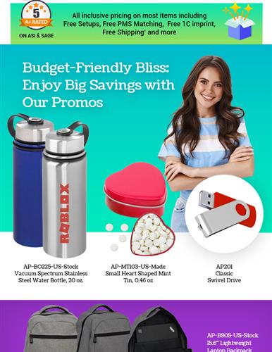Big Savings on Drinkware, Bags, Tech accessories & more - Hurry Order Today!