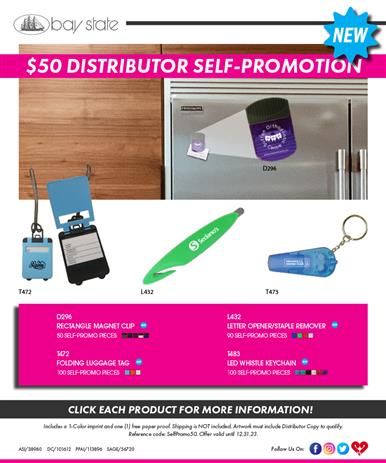 $50 Self-Promotions on NEW for 2023!