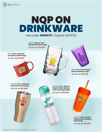 NQP on Drinkware