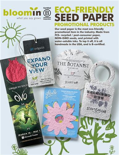 Eco-friendly Seed Paper promotions