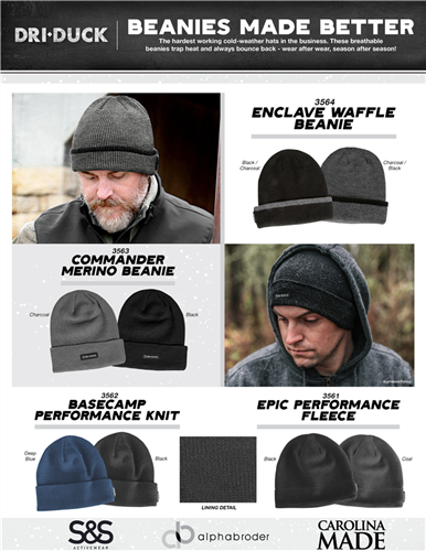 Cold Weather Hats From DRI DUCK