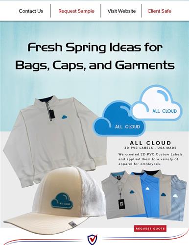 Fresh Spring Ideas for Bags, Caps, and Garments