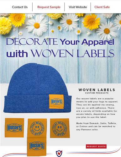 Decorate Your Apparel with Woven Labels