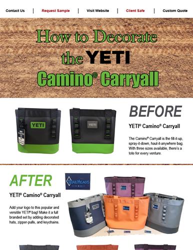 How to Decorate the YETI® Camino® Carryall