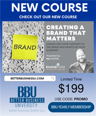 "Brand" New Course on Better Business University