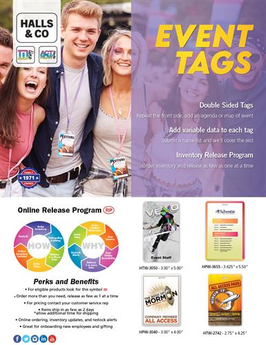 Customize Event Tags for Your Next Show