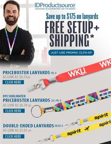 Save up to $175 on your Lanyard Order!