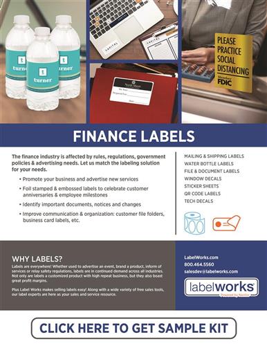 Finance Labels From Label Works!