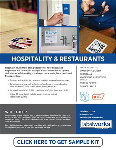Hospitality & Restaurant Labels