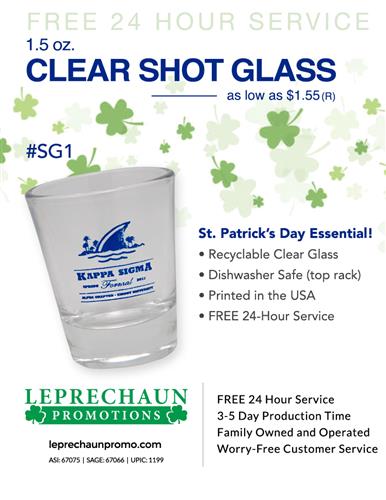 Still Time for St. Paddy's Day w/Free 24 Hr Svc