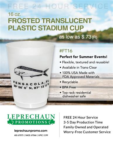 Frosted Stadium Cup Sale Plus Free 24 Hr Svc