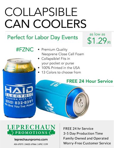 Premium Can Cooler Sale w/FREE 24 Hr Svc from Leprechaun