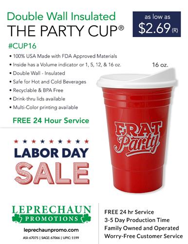 Still Time for Labor Day w/FREE 24 Hr Svc from Leprechaun