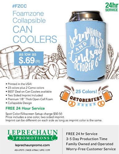 Can Coolers-Best Price, More Colors, Free 24Hr Svc