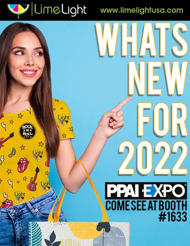 What's New for 2022? Come see at Booth #1633 PPAI EXPO