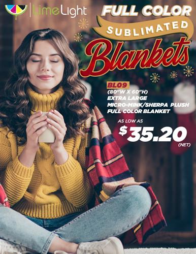 Keep warm with Full Color Blankets 🎄