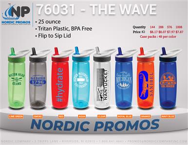 The Wave Bottle - In Summer Colors!