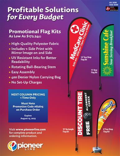 Promotional Flag Kits at Next Column Price!