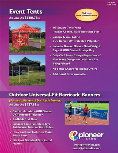 Event Tents & Barricade Banners