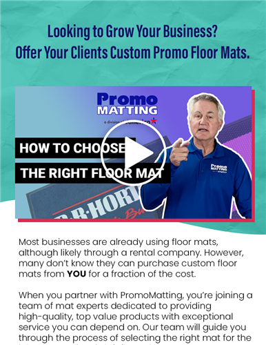 Grow Your Business with Promotional Mats