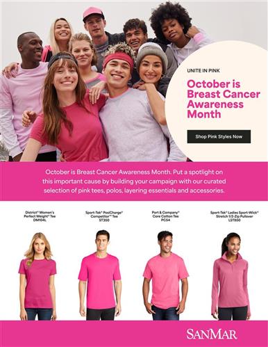 Shop Pink for October