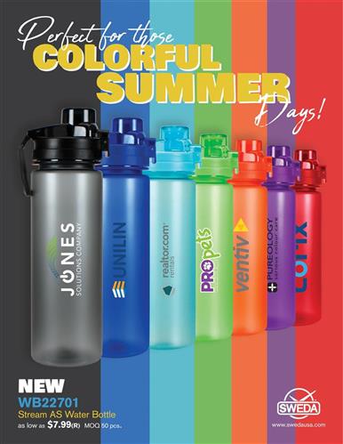Colorful Summer - Water Bottles
