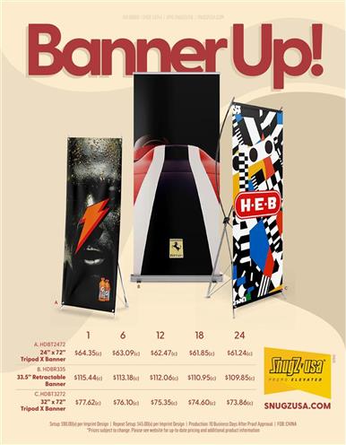 NEW! Great Prices on Pop-up Banners
