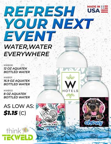 Bottled Water to Refresh Your Next Promotion