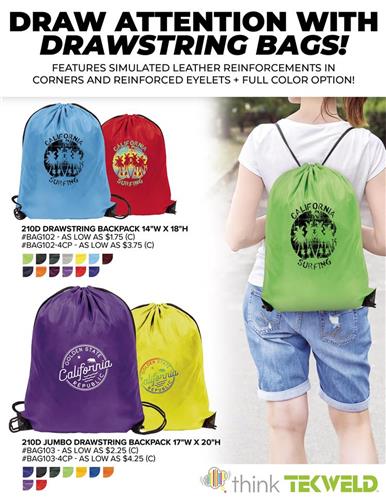 Drawstring Bags That Draw Attention