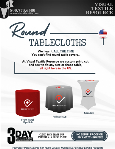 Round Table Covers - Proudly Made in the USA