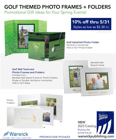 Get 10% Off on Golf Event Products from Warwick