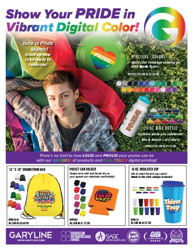 Show Your PRIDE in Vibrant Digital Color on Over 250 Items! Get Your Full Color Promo Now for Pride Month (June!)