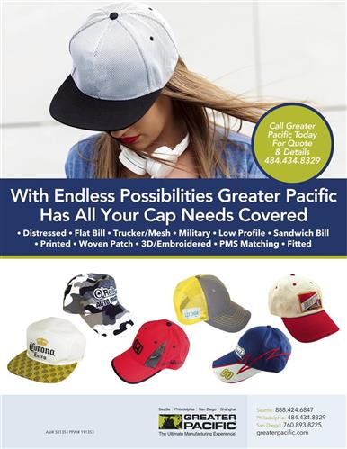 Greater Pacific Has Your Cap Needs Covered