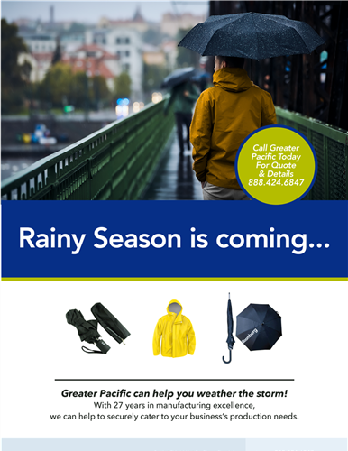 Rainy Season is Coming!
