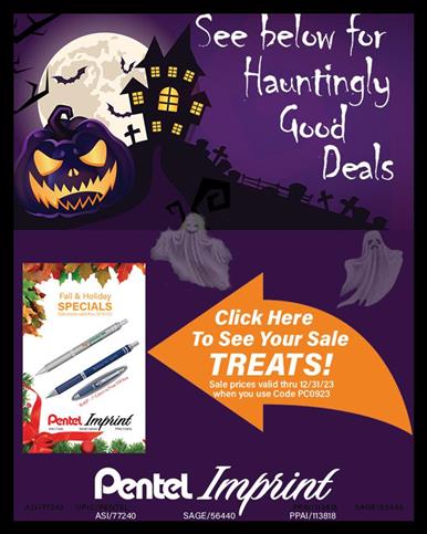 A Scary Good Sale from Pentel