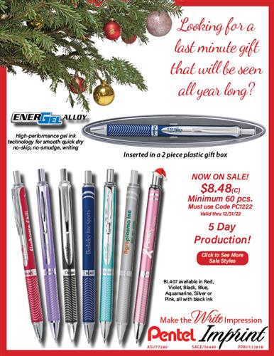 EQP Sale on Pentel Gel Pen in Gift Box
