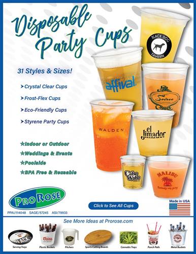 Disposable Party Cups!