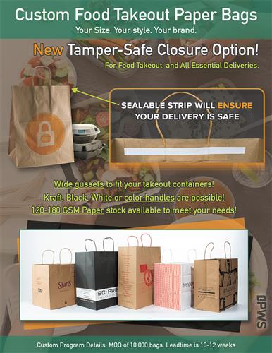 Tamper-Safe Custom Paper Bags