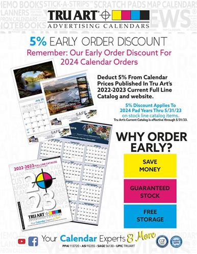 Order Early & Save!